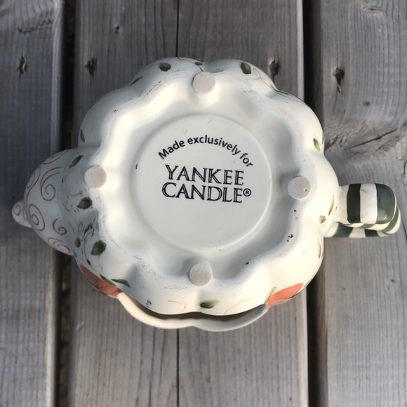 Yankee Candle Pumpkin Themed Tart Burner Teapot - Picture 7 of 11